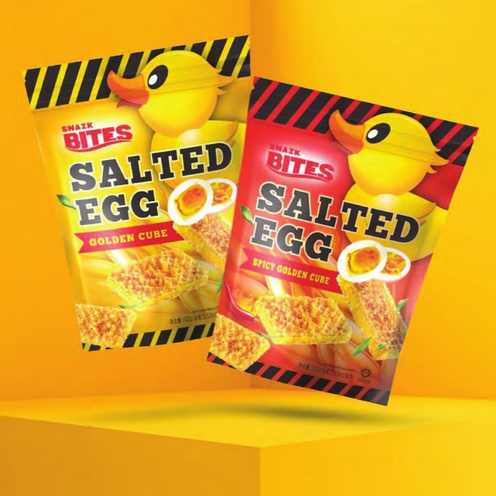 Snazk Bites Salted Egg wafer